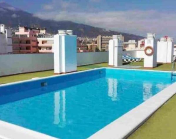 Toplage. Blick. Sauber. Guenstig. Pool. Gepflegt Пуерто-де-ла-Крус Екстер'єр фото