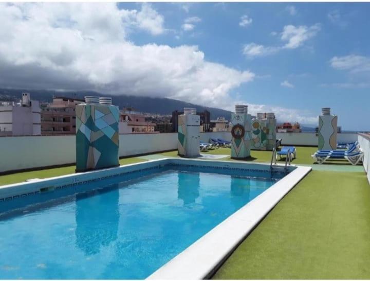 Toplage. Blick. Sauber. Guenstig. Pool. Gepflegt Пуерто-де-ла-Крус Екстер'єр фото